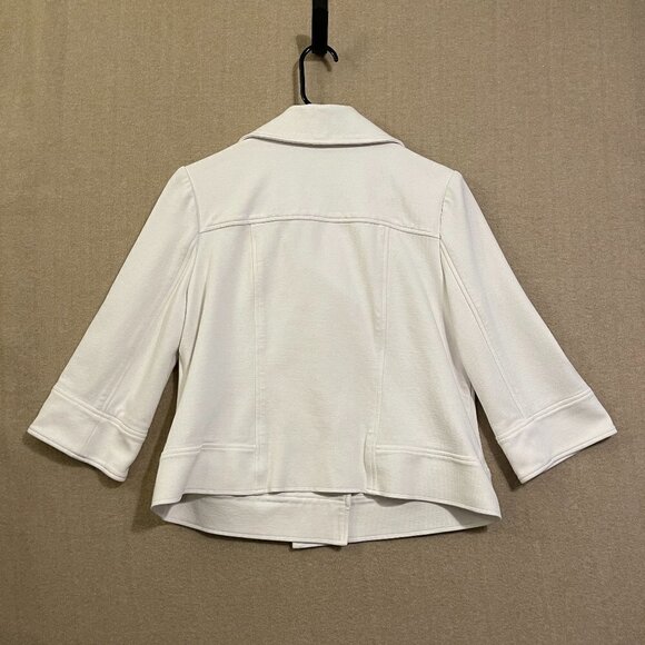 Pendleton Jacket Women's 14 White Pockets Mid Length Sleeves - Picture 8 of 12